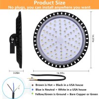 Ufo Led High Bay Lights 300W 2 Packs,Super Bright 30000Lm High Bay Led Shop Lights,6500K Daylight High Bay Led Lights,Waterproof High Bay Lighting,Led High Bay Light For Factory Warehouse Workshop