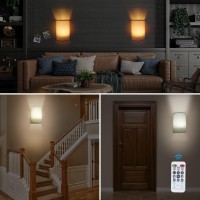 Arixinks Wireless Wall Light With Remote Control Battery Operated Wall Sconce Light Set Of Two,Rgb Indoor Wall Lamps With Fabric Shade,Led Wall Light For Bedroom Living Room Hallway With Dimmer Timer