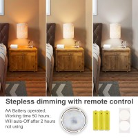 Arixinks Wireless Wall Light With Remote Control Battery Operated Wall Sconce Light Set Of Two,Rgb Indoor Wall Lamps With Fabric Shade,Led Wall Light For Bedroom Living Room Hallway With Dimmer Timer