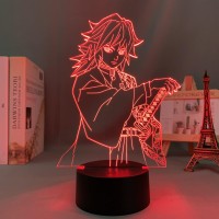 Oakfin Led Light Anime Giyu Tomioka For Child Bedroom Decor Lighting Birthday Gift Manga 3D Night Lamp Boys Kids Bedroom Decoration 7 Colors Pxjd