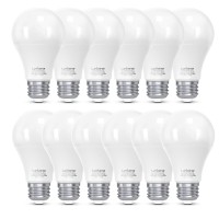 Lumiverse A19 Led Light Bulbs, 2700K Warm White 9 Watt [60W Equivalent] Non-Dimmable, E26 Led Bulb, Ul Listed (12 Pack)