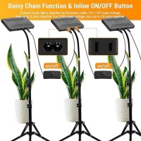 Fecida Grow Lights For Indoor Plants With Stand Uvir Full Spectrum Led Standing Plant Grow Light 2000 Lumen Houseplant Growin