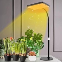 Fecida Desk Grow Lights For Indoor Plants Table Top Grow Light Uvir Full Spectrum 2000 Lumen Led Bonsai Houseplant Growing La