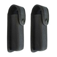 Nylon Duty Belt Flashlight Holster, Flashlight Pouch Holster For Duty Belt, 2 Pack