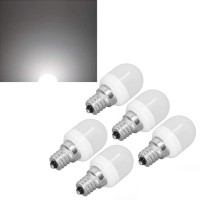 E12 Thread Bulb Soft Light Led 1.5W 5Pcs Warm White Wight 3000K 6000K No Flicker Energy Saving For Desk Lamp Bedside Lamp Ceiling Fan Lamp Pendant Lamp Bulb (Warm Light)