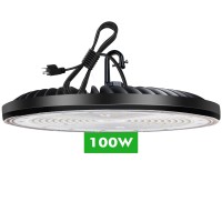 Bulbeats 100W Ufo Led High Bay Light14000Lm (Eqv.400W Mh/Hps) High Bay Led Lights, 5000K High Bay Shop Lights, Etl Listed, 3.3' Cable With Us Plug Commercial Bay Lighting For Barn/Garage