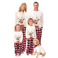 Lwxqwds Christmas Pajamas For Family Christmas Pjs Matching Sets For Adults Kids Baby Dog Holiday Xmas Sleepwear Set (Style 10, Baby, 6 Months)