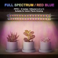 Grow Lights For Indoor Plants Full Spectrum Grow Light Strips With Auto Timer 3612 H Plant Lights With Red Blue White Leds