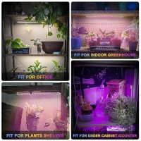 Grow Lights For Indoor Plants Full Spectrum Grow Light Strips With Auto Timer 3612 H Plant Lights With Red Blue White Leds