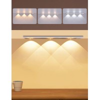 Garto Led Under Cabinet Light Under Counter Closet Lighting With Motion Sensor Usb Rechargeable Battery Operated Hill Corrugat