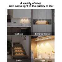 Garto Led Under Cabinet Light Under Counter Closet Lighting With Motion Sensor Usb Rechargeable Battery Operated Hill Corrugat