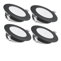 Acegoo Rv Boat Led Puck Light 12V Recessed Ceiling Light Dc 12V Under Cabinet Down Light With Press Dimmer Dimmable White Ligh