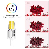 G4 Led Bulb 3W Equivalent To 20W-25W T3 Halogen Bulb, Ac/Dc 12V, Natural White 4000K, Jc Type G4 Bi-Pin Base Light Bulbs For Under Cabinet Puck Light, Chandeliers, Landscape Lighting (10 Pack)