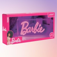 Paladone Barbie Logo Led Neon Pink Sign, Officially Licensed Barbie Merchandise And Room Decor