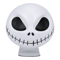 Paladone Nightmare Before Christmas Jack Mask Light And Halloween Decoration - Wall-Mounted Or Free-Standing, Usb Cable Included - 18Cm Shaped Jack Skellington Lighting