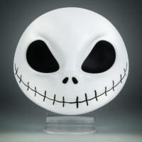 Paladone Nightmare Before Christmas Jack Mask Light And Halloween Decoration - Wall-Mounted Or Free-Standing, Usb Cable Included - 18Cm Shaped Jack Skellington Lighting