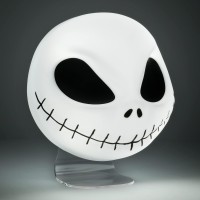 Paladone Nightmare Before Christmas Jack Mask Light And Halloween Decoration - Wall-Mounted Or Free-Standing, Usb Cable Included - 18Cm Shaped Jack Skellington Lighting