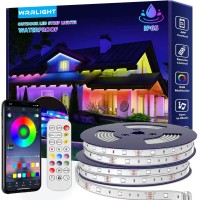 Ejs Super Car 656Ft Outdoor Waterproof Led Strip Lights Music Sync Rgb Led Lights With App Control And Remote Color Changing W