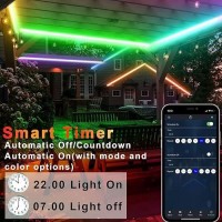 Ejs Super Car 656Ft Outdoor Waterproof Led Strip Lights Music Sync Rgb Led Lights With App Control And Remote Color Changing W