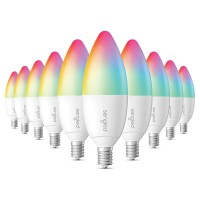 Sengled Zigbee Smart Candelabra Bulbs, Hub Required, Dimmable Multicolor E12 Led Candle Light Bulb Work With Alexa Echo(4Th Gen), Echo Plus, Google/Smartthings, Voice/App Control, 450 Lm/40W Eqv. 10Pk