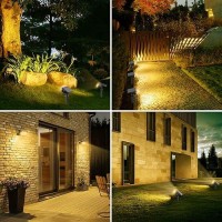 Minpea Solar Spot Lights Outdoor 57 Led6 Pack Solar Lights Outdoor Ip65 Waterproof 3 Modes Solar Landscape Spotlights Sola