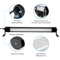 Nanzgecc Led Wall Washer Light, 36W 2Ft 2700K Warm White Outdoor Light Bar, 120V Ip67 Waterproof Wall Wash Light For Outdoor Lighting Projects Party Church Garage Yard Garden Building(2 Pack)