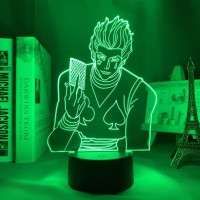 Oakfin Anime Hisoka 3D Led Light Room Table Lamp Birthday Gift Acrylic Led Night Lamp Christmas Gifts For Kids, Boys, Girls Pxjd