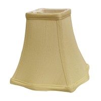 High Quality Fabric Lamp Shade Includes Brass Finish Washer Washer fitters sits on top of the harp Intended for use with customers own finial Shade measures 6 top diameter x 14 bottom diameter x 11 slant height Softback lampshade with vertical piping and 