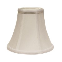 High Quality Fabric Lamp Shade Includes Brass Finish Washer Washer fitters sits on top of the harp Intended for use with customers own finial Shade measures 9 top diameter x 18 bottom diameter x 13 slant height Softback lampshade with vertical piping and 