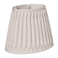 High Quality Fabric Lamp Shade Includes Brass Metallic Finish Washer Washer fitter sits on top of the harp Intended for use with customers own finial Shade measures 575x8 top diameter x 9x12 bottom diameter x 9 slant height Softback lampshade with double 