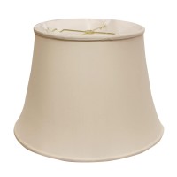 High Quality Fabric Lamp Shade Includes Brass Finish Washer Washer fitters sits on top of the harp Intended for use with customers own finial Shade measures 11 top diameter x 16 bottom diameter x 115 slant height Softback lampshade with white liner Made f