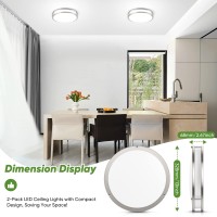 36W Led Ceiling Lights For Bedroom Kitchen 3600Lm Super Bright Dimmable Flush Mount Light Fixtures 6500K5000K4000K3000K270