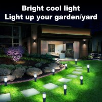 Volisun 8-Pack Outdoor Led Landscape Lighting,3W 12V Low Voltage Pathway Lights,Outdoor Waterproof Garden Lights, Aluminum Housing Etl Listed,Cri 90+,5000K Cool White For Driveway Sidewalk