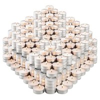 Montopack Unscented Tea Lights Candles In Bulk | 400 White, Smokeless, Dripless & Long Lasting Paraffin Tea Candles | Small Votive Mini Tealight Candles For Home, Pool, Shabbat, Weddings & Emergencies