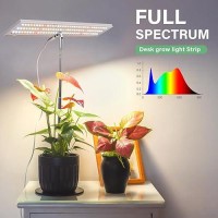 Lordem Grow Light Full Spectrum Led Plant Light For Indoor Plants Height Adjustable Growing Lamp With Auto Onoff Timer 4H8H