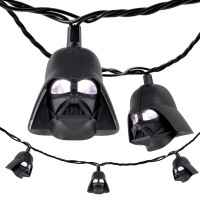 Star Wars Darth Vader String Light 5000K Cool White 10 Led Lights Indooroutdoor Collectors Edition Ideal For Kids Bedroo