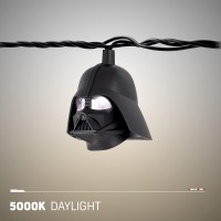 Star Wars Darth Vader String Light 5000K Cool White 10 Led Lights Indooroutdoor Collectors Edition Ideal For Kids Bedroo