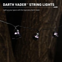 Star Wars Darth Vader String Light 5000K Cool White 10 Led Lights Indooroutdoor Collectors Edition Ideal For Kids Bedroo