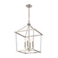 Emmett 17'' Wide 4-Light Pendant - Brushed Nickel