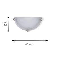 Lily 1 Light Wall Lights Ceiling Light Silver Steel Transitional Wall Sconce Lamp Bedroom Living Room Hallway Bathroom