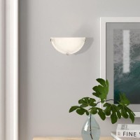 Lily 1 Light Wall Lights Ceiling Light Silver Steel Transitional Wall Sconce Lamp Bedroom Living Room Hallway Bathroom