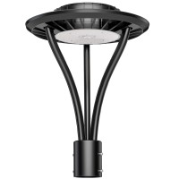 Yihuven 150W Led Post Top Light, 21000Lm(950W Equi), 5000K Daylight, Ip67 Waterproof Outdoor Led Circular Area Pole Lighting Fixture For Street Garden Yard Pathway Driveway Front/Back Door