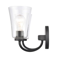 Emily 17'' Wide 2-Light Vanity Light - Matte Black