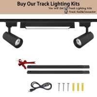 Bravsekai H Track I Connector H Type Single Circuit 3Wire1 Track Lighting Kit For H Track System Track Lighting Accessories 12