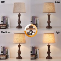 Luvkczc Table Lamps For Bedrooms Set Of 2, Touch Bedside Lamps With Usb Charging Ports, 3-Way Dimmable Nightstand Lamp With Premium Linen Fabric Lampshade For Bedroom, Living Room, Bulbs Included