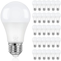 Asomst A19 Led Light Bulbs, 100 Watt Equivalent Led Bulb, 5000K Daylight White 1100Lumen Light Bulb 11W, Non-Dimmable Frosted Lighting E26 Base, Cri 85+, 25000+ Hours Lifespan, No Flicker, Pack Of 30