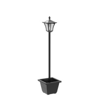 Suponar 70 Solar Lamp Post Light Solar Light Post Outdoor Waterproof With Planter Solar Pole Light Outside For Porch Yard Dr