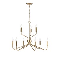 Genista 28'' Wide 9-Light Chandelier