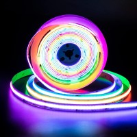 Pautix Rgb Smart Ic Cob Led Strip Light Addressable 164Ft5M Ullisted 24V Color Flowing Strip Light Multicolor Flexible Tape L