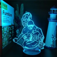 Oakfin Anime 3D Lamp Jujutsu Kaisen Toji Fushiguro Lamps Illusion Lampara Room Table Decor Manga Birthday Gift Christmas Gifts For Kids, Boys, Girls Pxjd